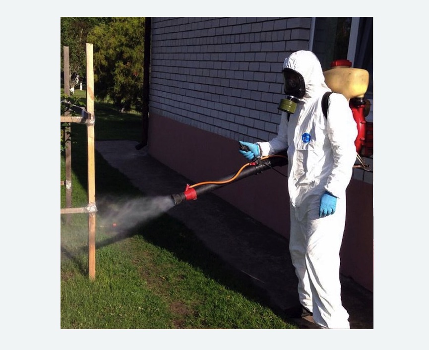 травля клещей на участке в Калаче-на-Дону