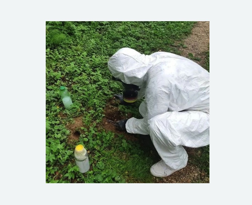 уничтожение кротов на участке в Калаче-на-Дону